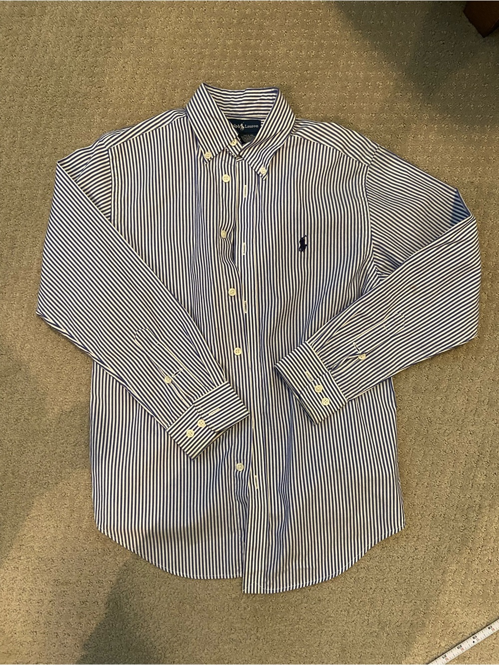 Boys Stripes Ralph Lauren Button-Down Shirt